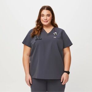 Figs Scrub set charcoal